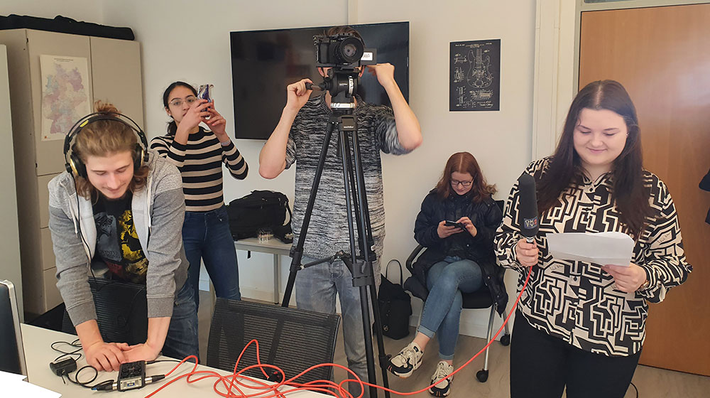 Interview mit dem Team vom OK:TV Mainz zum Thema Influencer